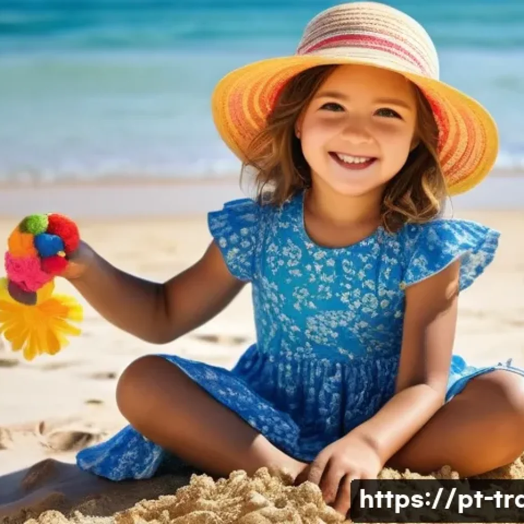 번역사 업무에서의 윤리와 책임 - **Prompt:** "A young girl, around 7 years old, wearing a colorful floral sundress and a sunhat, play...