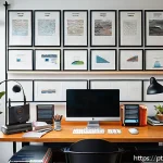 Home 18 번역사 업무에서의 어려움 극복 방법 - A professional translation workspace featuring a modern desk with dual monitors displaying CAT tools...